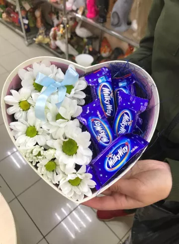 Композиция  «Голубая дымка» от интернет-магазина цветов в 