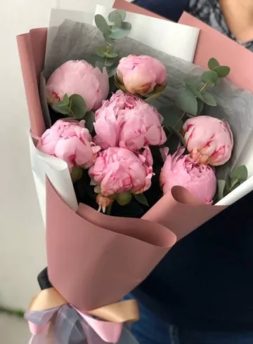 Букет &laquo;Пионовый аромат&raquo; от интернет-магазина цветов в 