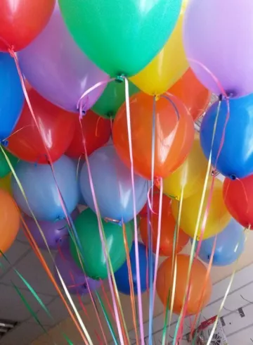 Шар воздушный  с гелием «Однотонные» от интернет-магазина цветов в 