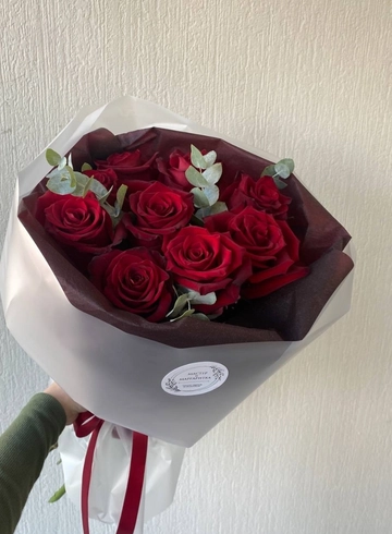 Букет «Багровый» от интернет-магазина цветов в 
