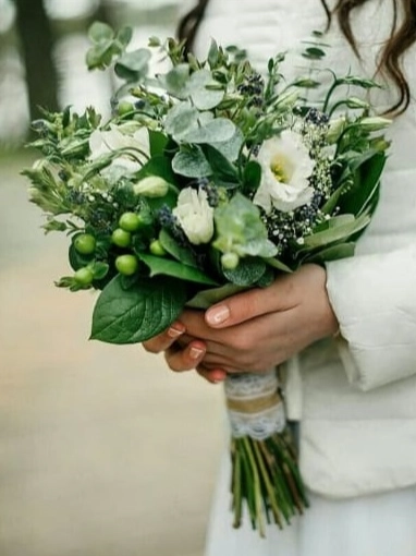 Букет невесты &laquo;Обещание любви&raquo; в стиле рустик от интернет-магазина цветов в 