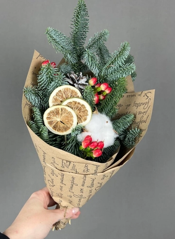 Букет «Декабрьское утро» от интернет-магазина цветов в 