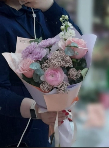 Букет &laquo;Кремовая дымка&raquo; от интернет-магазина цветов в 